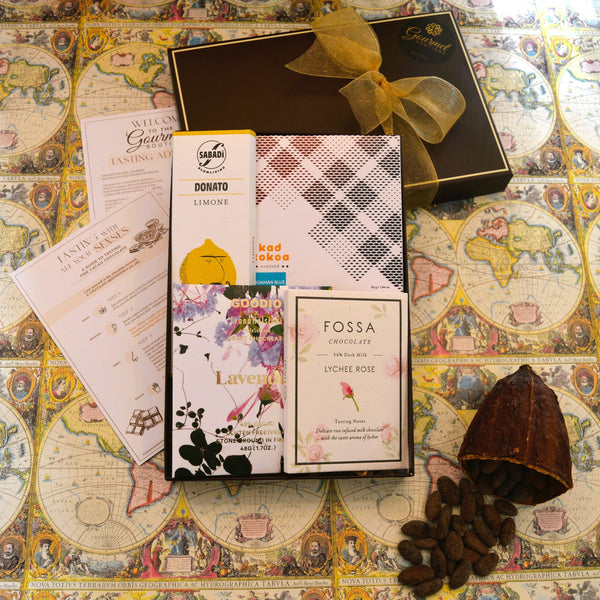 Chocolate Mindfulness Tasting Collection (4 Bars | Self Guided Tasting Guide)