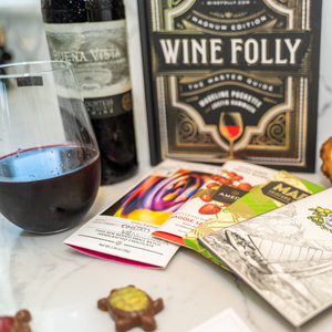 In Person Wine, Macaron and Chocolate Tasting Experience: Wines, Craft Chocolatiers and Desserts of the World (5 Craft Bars | 2 Bottles of Wine | Macarons)