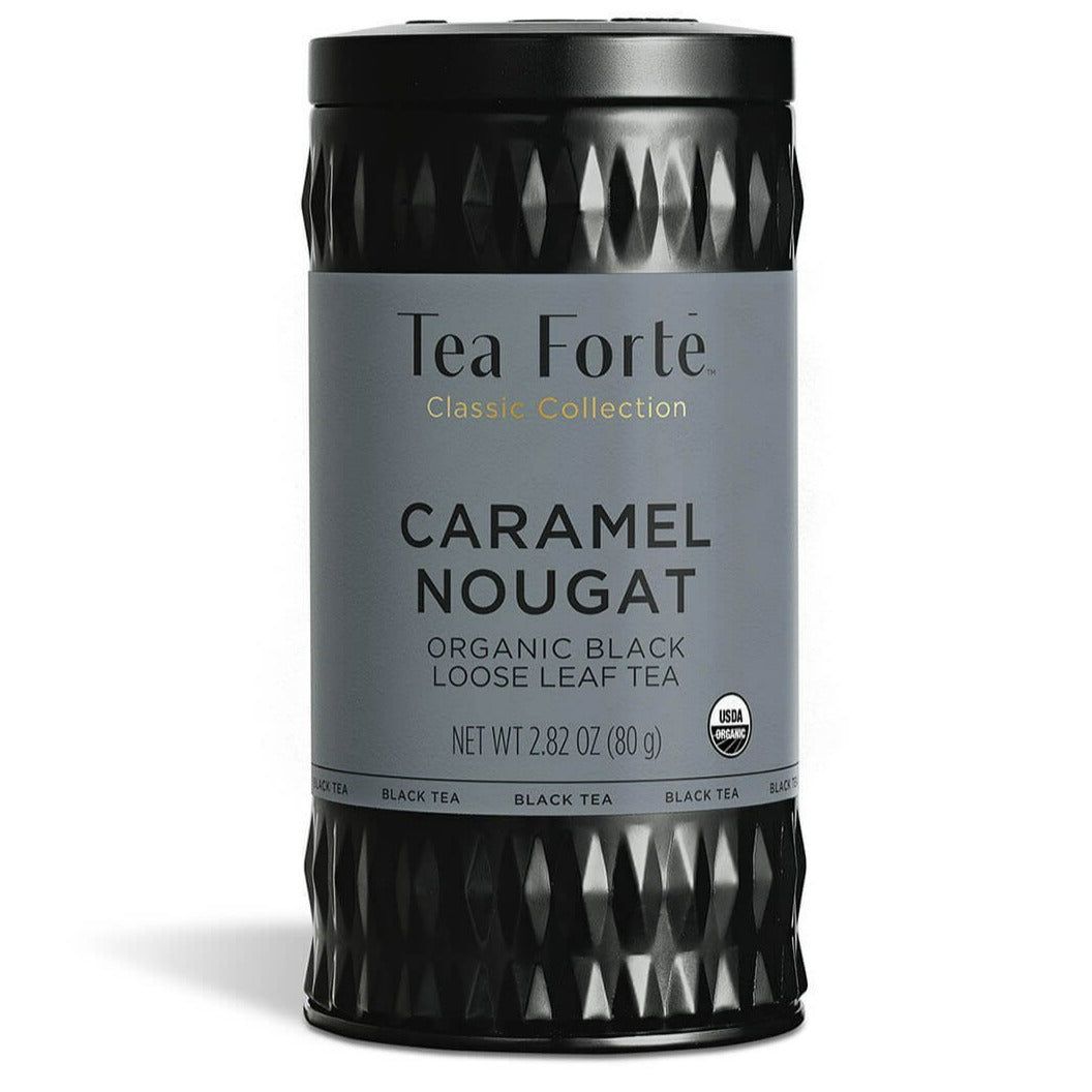TEA FORTE CARAMEL NOUGAT LOOSE LEAF TEA CANISTERS Gourmet Gift