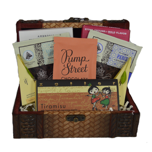 Tea & Chocolate Tasting Kit with Gift Keepsake Trunk