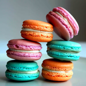 Large Best of Macaron Assortment Box Tower (24 Pc) - Gourmet Boutique