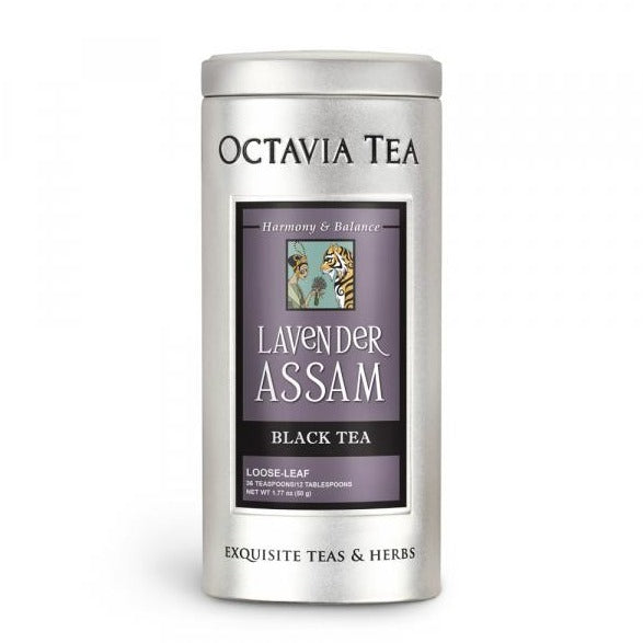 OCTAVIA TEA - LAVENDER ASSAM (Organic black tea tin)
